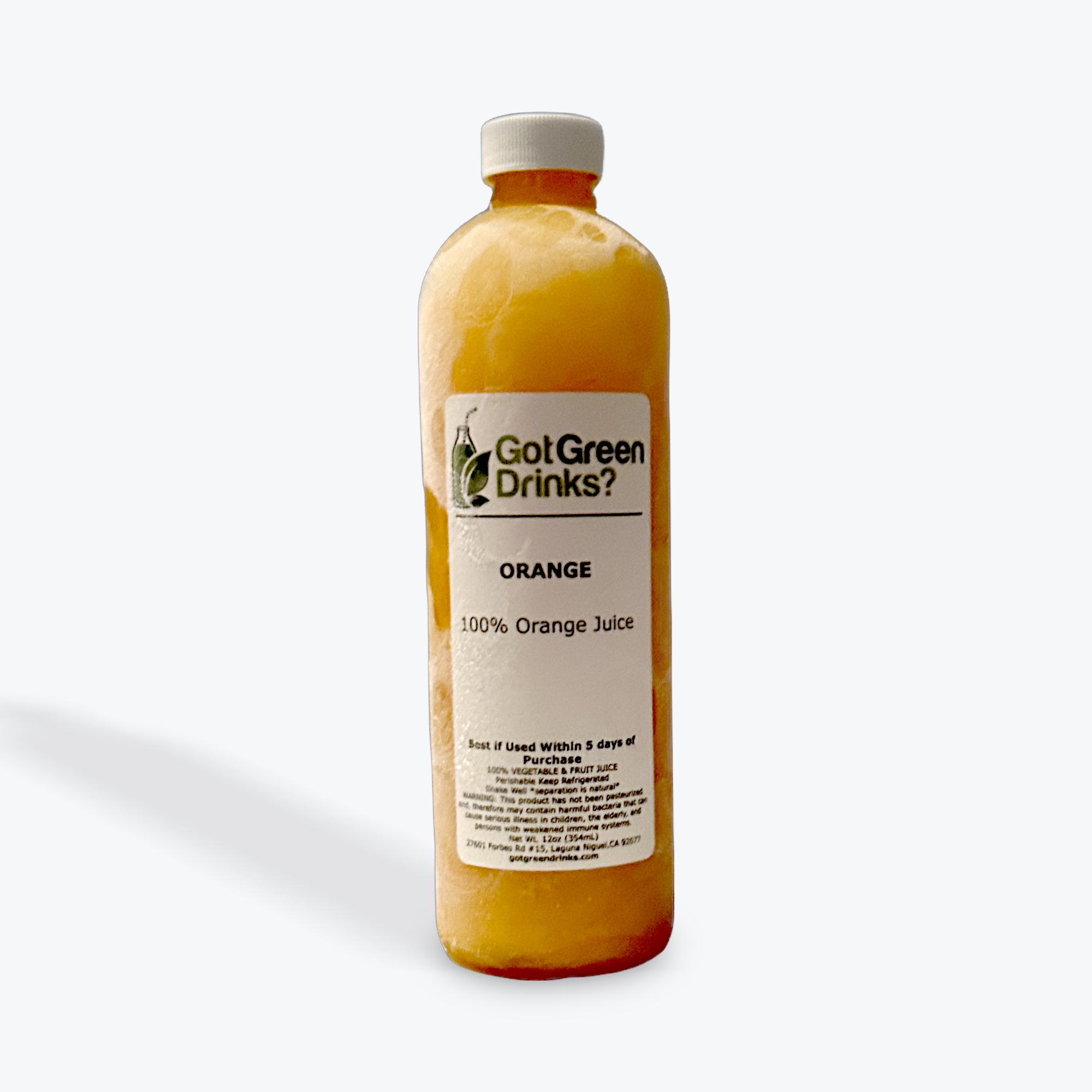 12oz Orange Juice – Got Green Drinks?